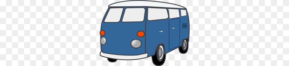 Blue Van Clip Art, Bus, Caravan, Minibus, Transportation Free Png Download