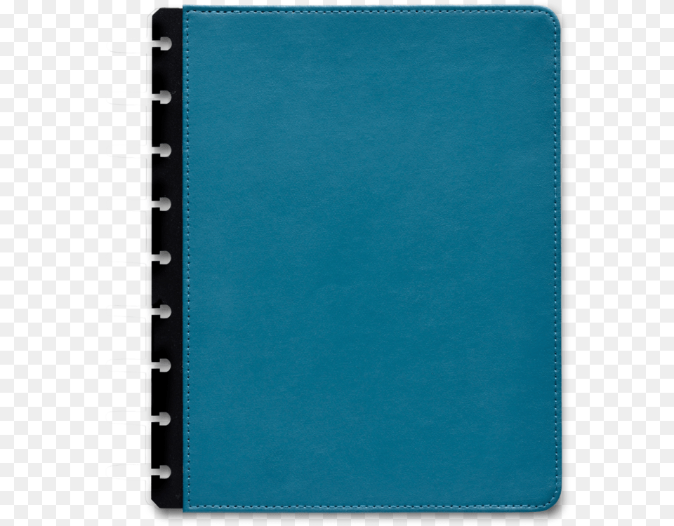 Blue Vegan Leather Customizable Planner Cover Diary, File Binder Png