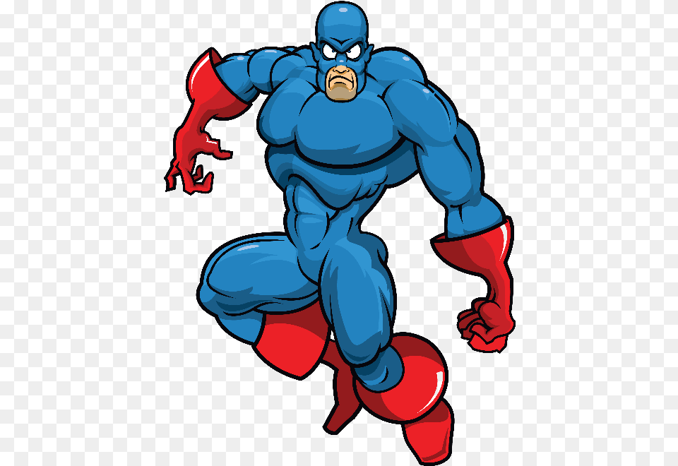 Blue Villain Mascot Super Villain Transparent Background, Baby, Person, Face, Head Png