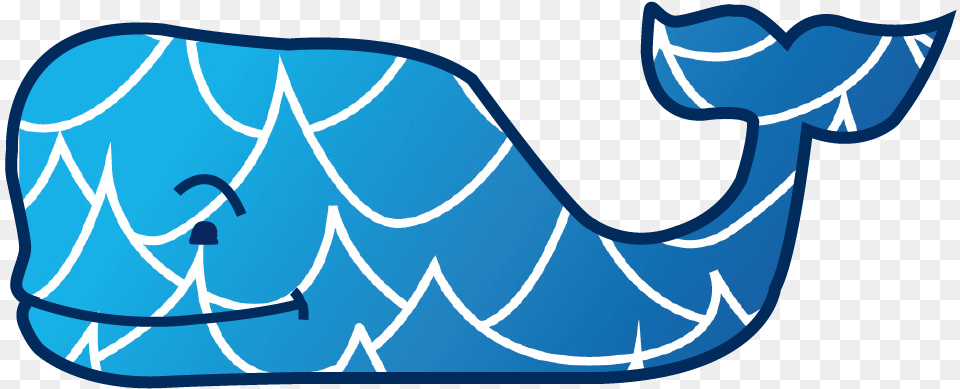 Blue Vineyard Vines Whale Sticker, Ice, Nature, Outdoors, Weather Free Transparent Png