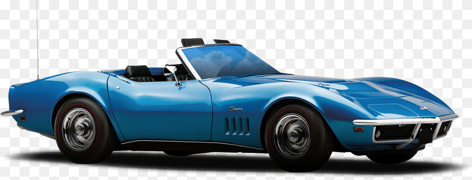 Blue Vintage Car, Transportation, Vehicle, Convertible, Machine Png Image