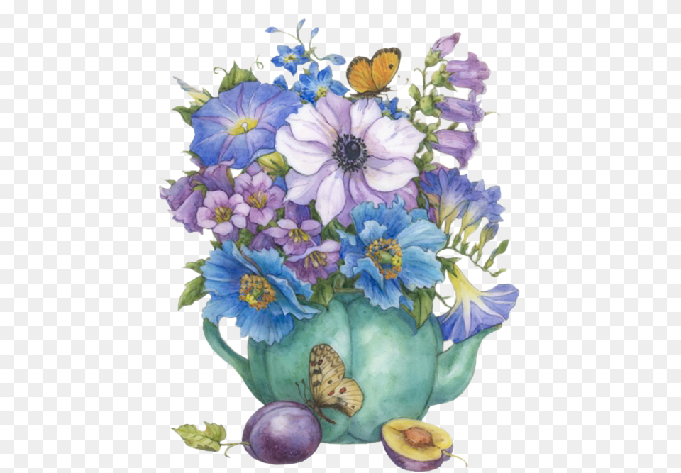 Blue Violet A Traditional Puzzle Flower, Art, Plant, Flower Arrangement, Flower Bouquet Png