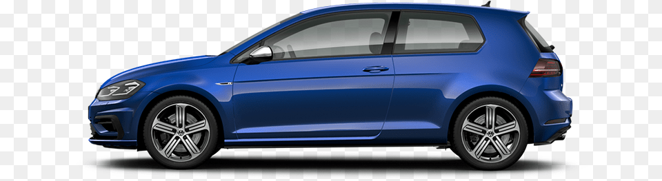 Blue Volkswagen Golf R Se, Spoke, Car, Vehicle, Machine Free Png