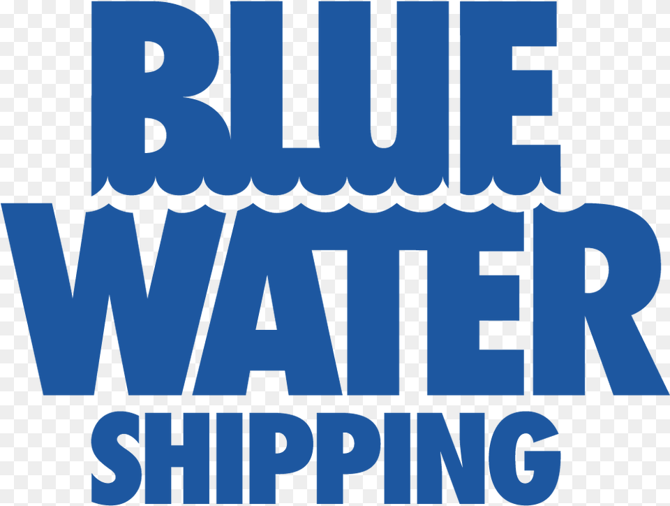 Blue Water Shipping Blue Water Shipping Logo, Text, People, Person, City Png Image