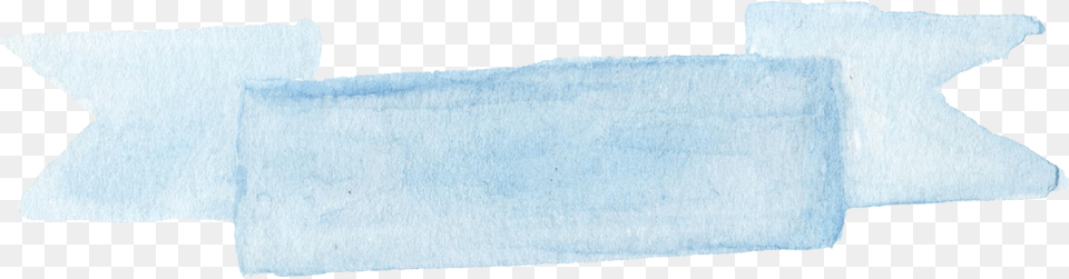 Blue Watercolor Banner, Ice, Nature, Outdoors Png Image