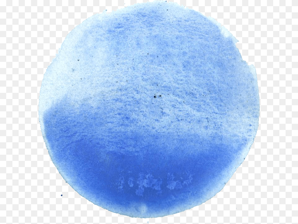Blue Watercolor Circle, Sphere, Astronomy, Moon, Nature Png