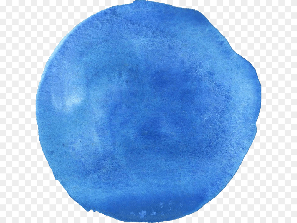 Blue Watercolor Circle, Home Decor, Rug, Nature, Night Free Png