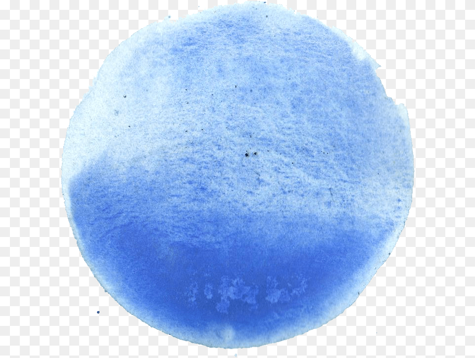 Blue Watercolor Circle Transparent Transparent Watercolor Circle, Sphere, Astronomy, Moon, Nature Png