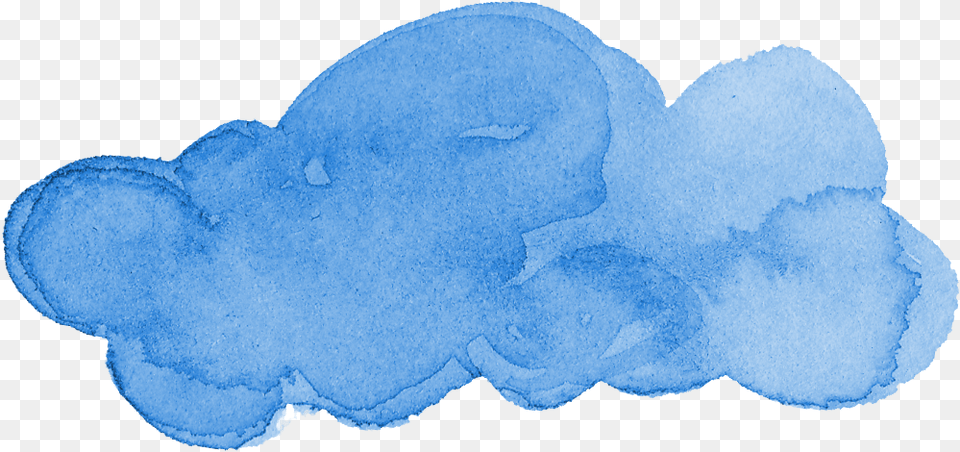 Blue Watercolor Cloud Transparent Transparent Background Watercolor Cloud, Home Decor, Baby, Person Free Png