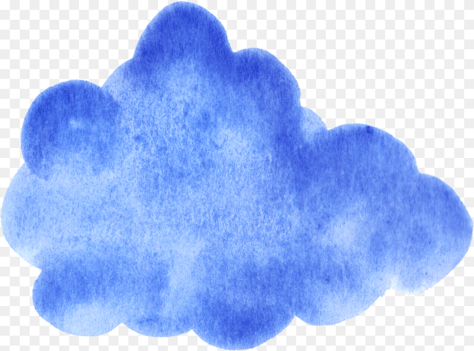 Blue Watercolor Clouds Transparent Blue Watercolor Cloud, Nature, Outdoors, Animal, Bear Free Png Download