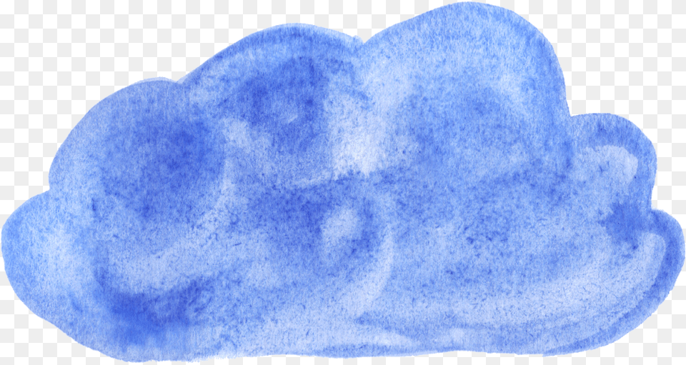 Blue Watercolor Clouds Transparent Coloured Clouds Transparent, Home Decor, Crystal Free Png Download