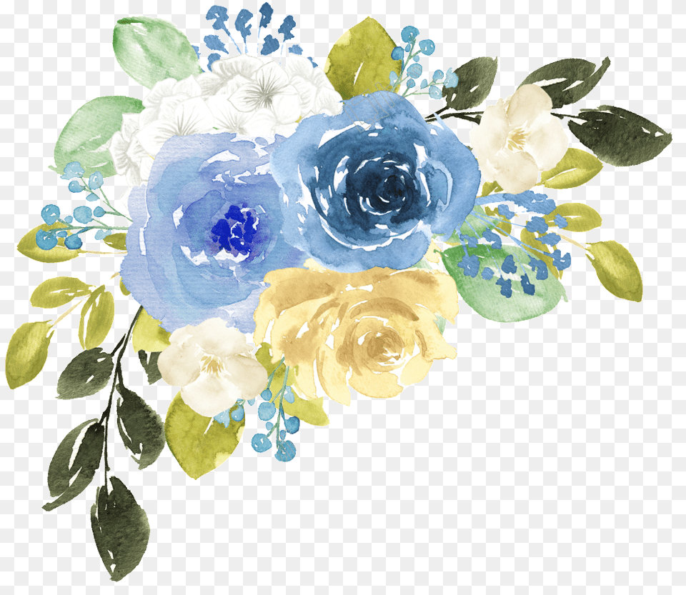 Blue Watercolor Flower Watercolor Flowers Blue, Anemone, Plant, Pattern, Graphics Free Png Download