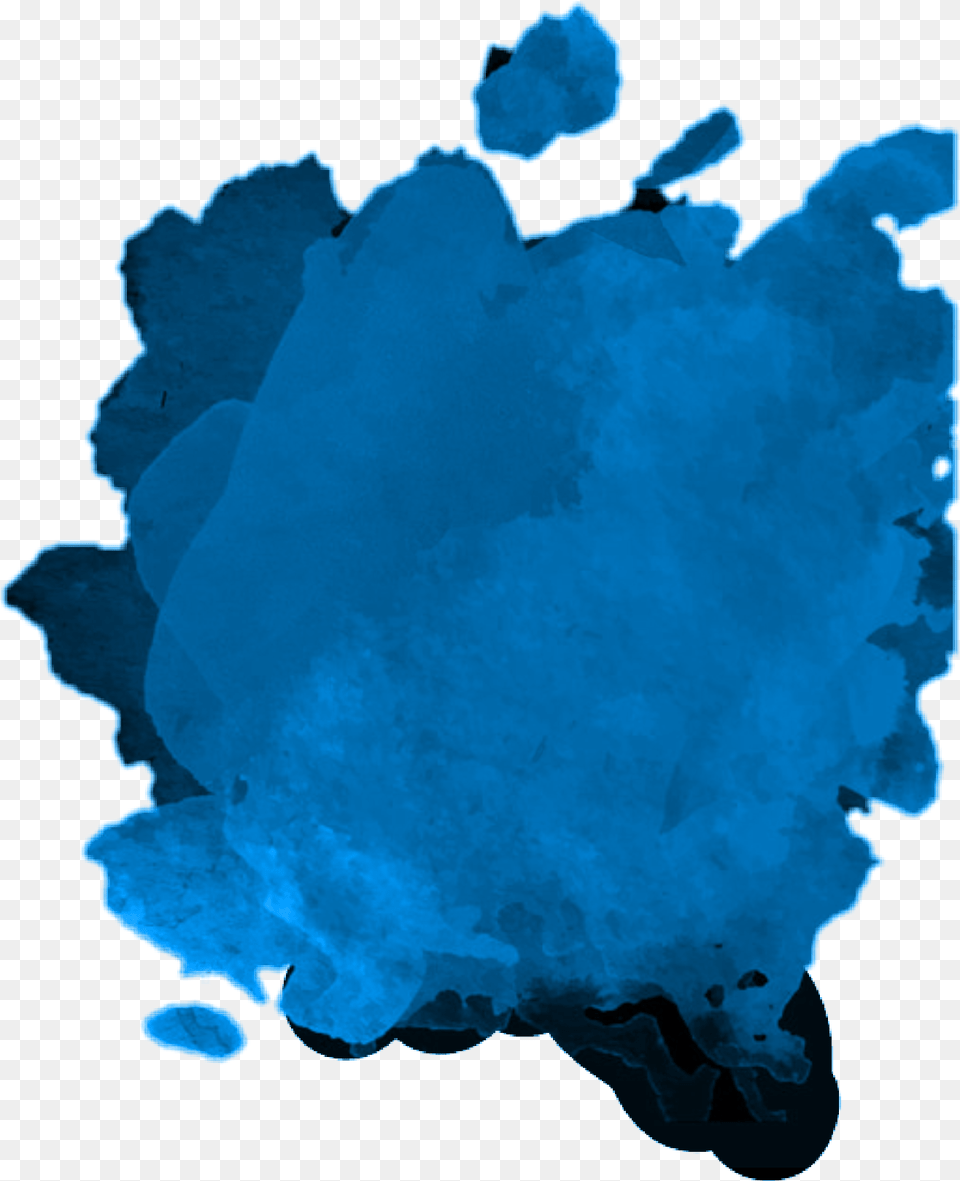 Blue Watercolor Paint, Mineral Free Transparent Png