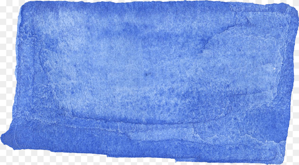 Blue Watercolor Rectangle, Home Decor, Rug, Clothing, Cushion Png Image