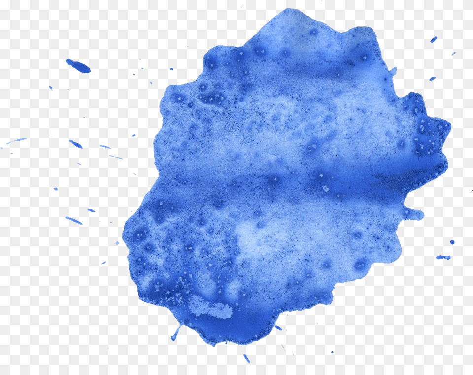 Blue Watercolor Splatter Transparent Onlygfxcom Paint Blue Splatter, Stain, Foam Png Image