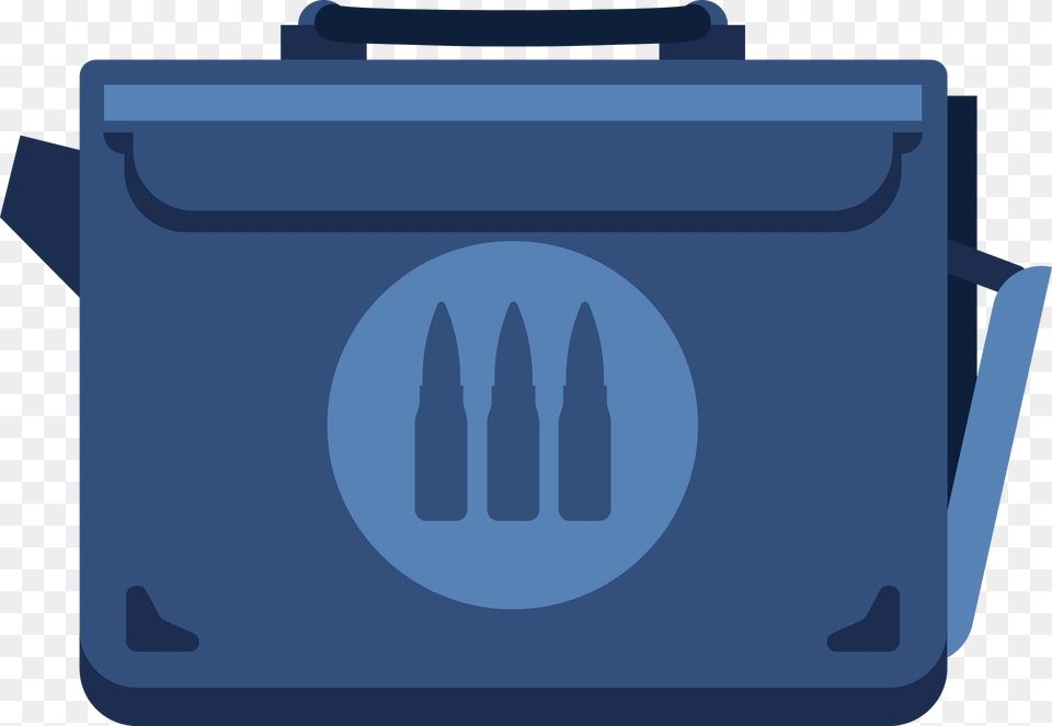 Blue Weapon Case Clipart, Bag Png Image