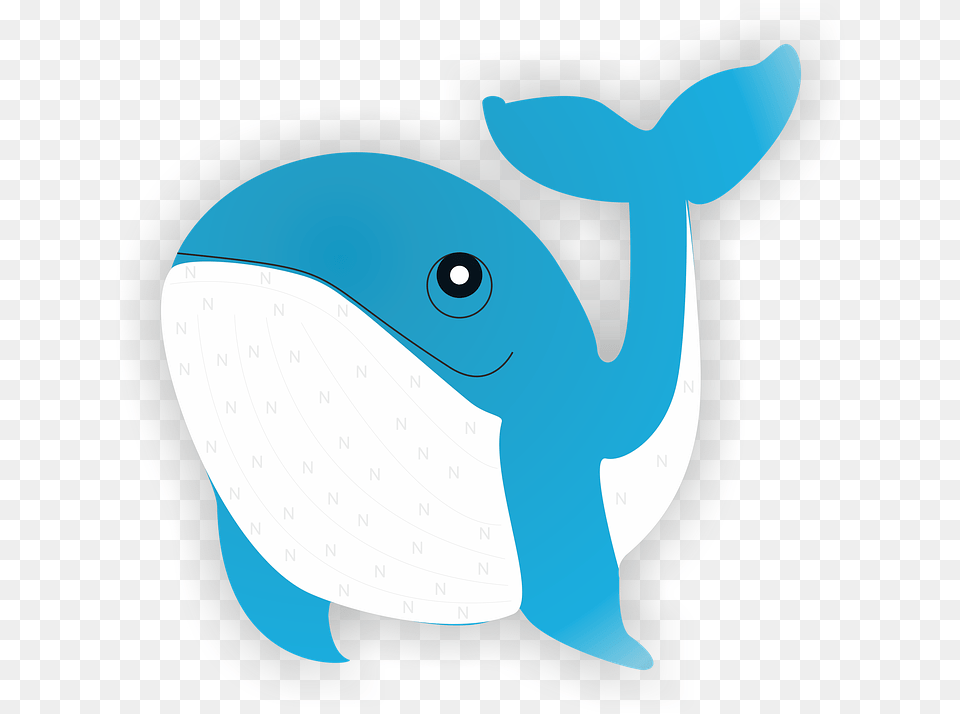 Blue Whale Animated, Plush, Toy, Animal, Mammal Png