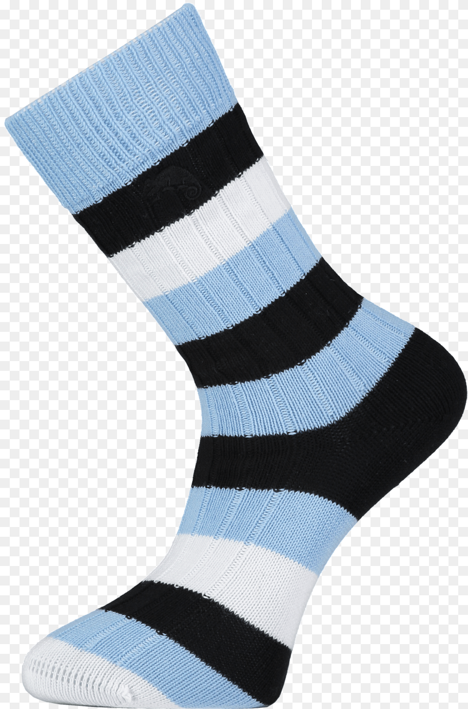 Blue White And Black Striped Socks Sock, Clothing, Hosiery Png