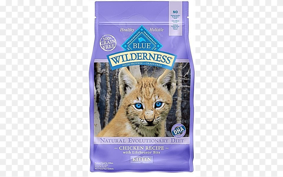 Blue Wilderness Gf Chicken Recipe For Kittens 5lb Blue Buffalo Dog Food, Animal, Cat, Mammal, Pet Free Png