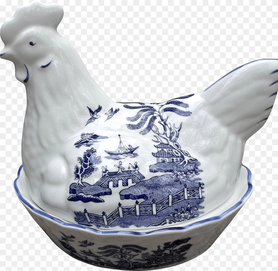 Blue Willow By Regal Chicken, Art, Porcelain, Pottery Png