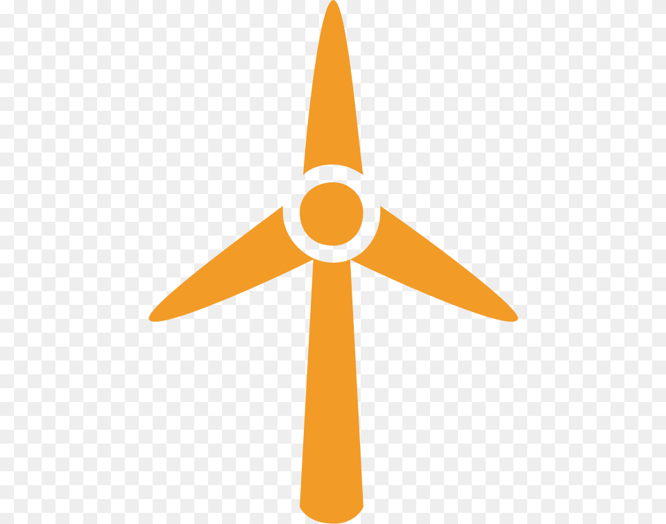 Blue Wind Turbine Icon, Symbol, Machine, Cross Free Transparent Png