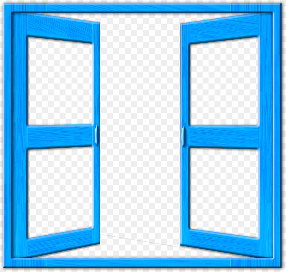 Blue Window Clipart, Door, Architecture, Building, Housing Png