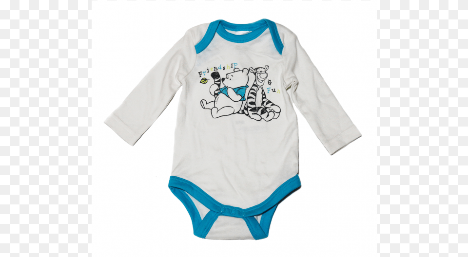 Blue Winnie The Pooh Onesie Cartoon, Clothing, Long Sleeve, Sleeve, T-shirt Png Image