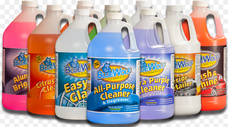 Blue Wolf Cleaner, Bottle Png