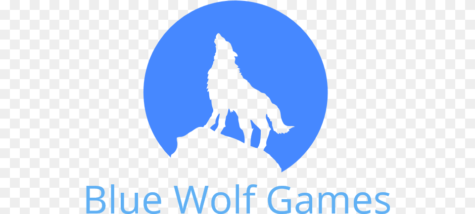 Blue Wolf Games Wolf Logo, Animal, Coyote, Mammal, Canine Png Image