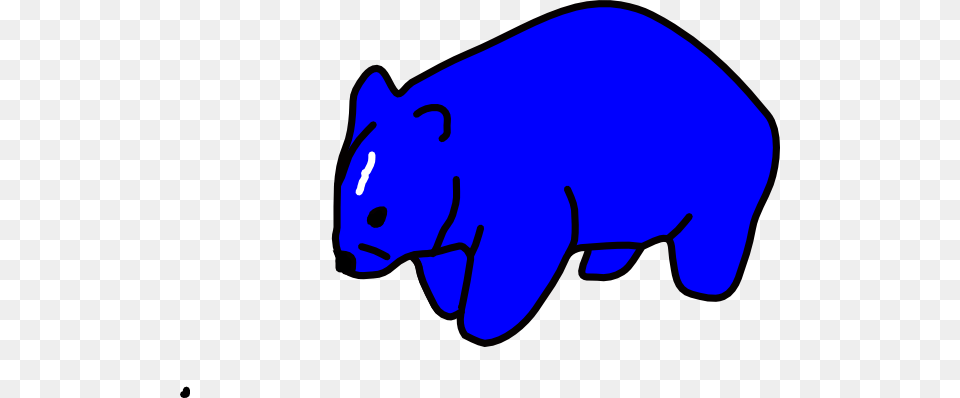 Blue Wombat Clip Art, Piggy Bank, Animal, Mammal Free Png Download