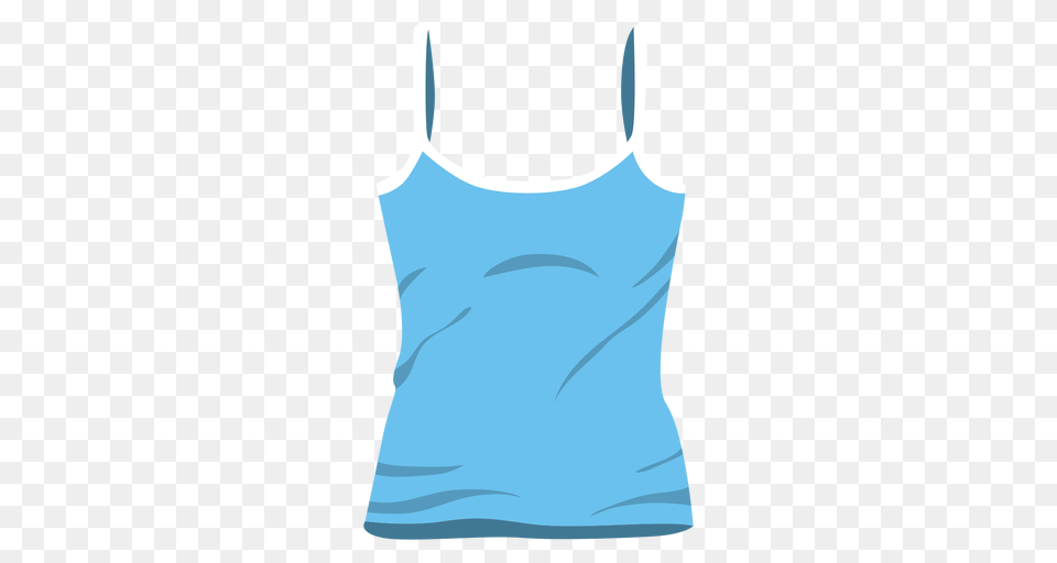 Blue Women Tank Top Icon, Clothing, Tank Top, Undershirt, Person Png