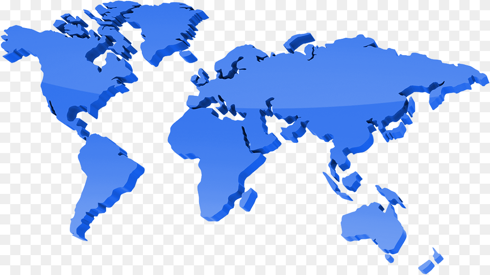 Blue World Map Vector, Chart, Plot, Atlas, Diagram Free Png