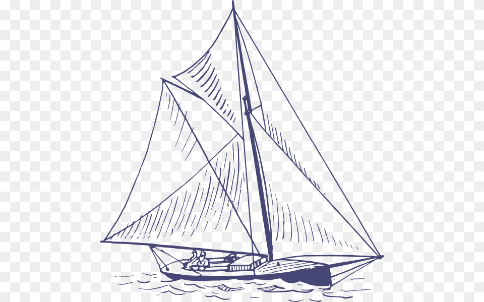 Blue Yacht Svg Clip Arts Sloop Clipart, Art, Boat, Sailboat, Transportation Free Png Download