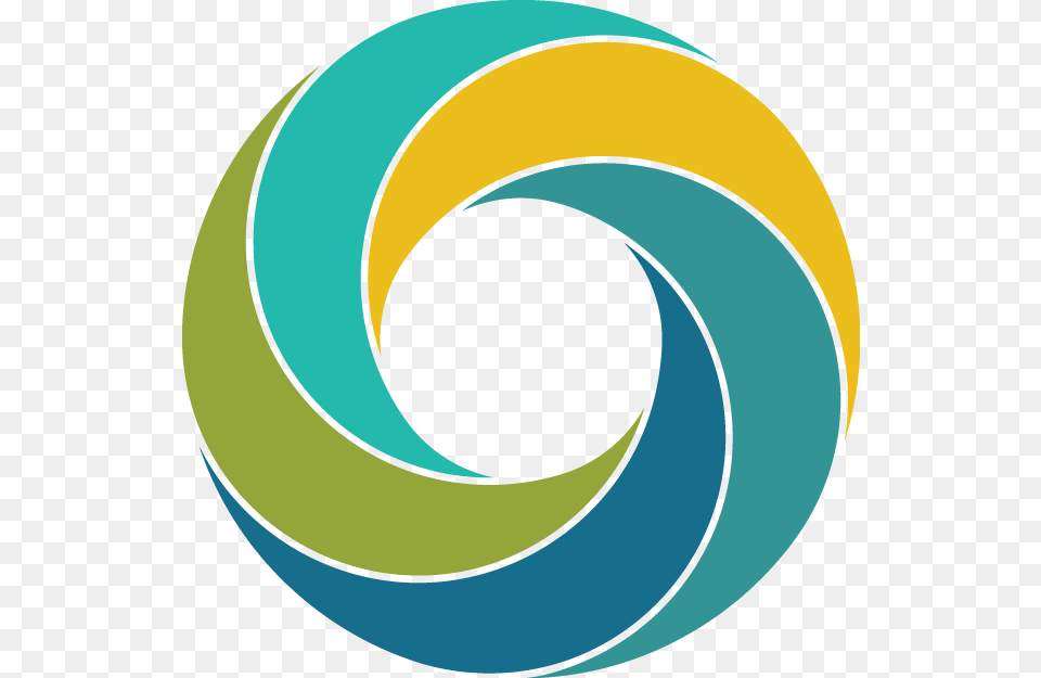 Blue Yellow Green Round Ring Logo Red Blue Green Circle Logo, Spiral, Food, Sweets, Art Free Png
