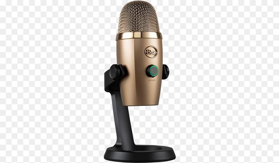 Blue Yeti Nano Gold, Electrical Device, Microphone, Bottle, Shaker Png