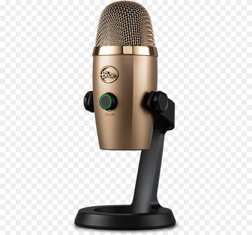 Blue Yeti Nano Gold, Electrical Device, Microphone, Bottle, Shaker Free Png