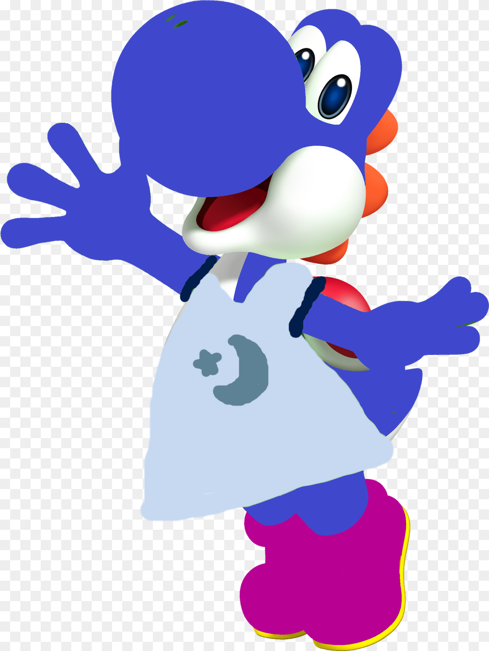 Blue Yoshi Pjs Orange Yoshi With Visor, Baby, Person Png