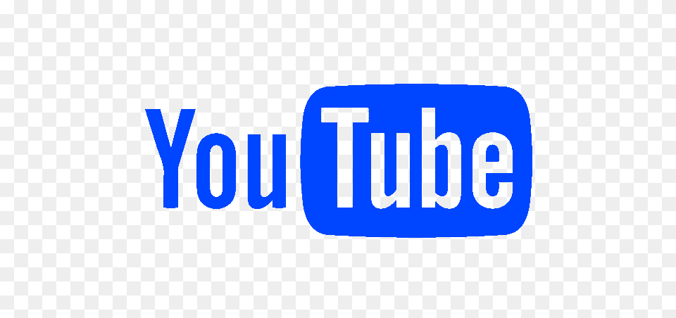 Blue Youtube Logo Youtube Sticker Blue Youtube, Blade, Razor, Weapon, Text Png
