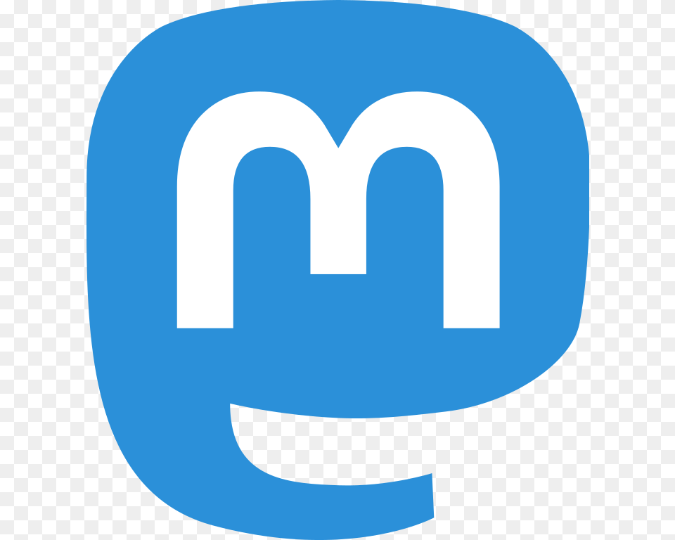 Blueareatext Mastodon Social Icon, Logo Png