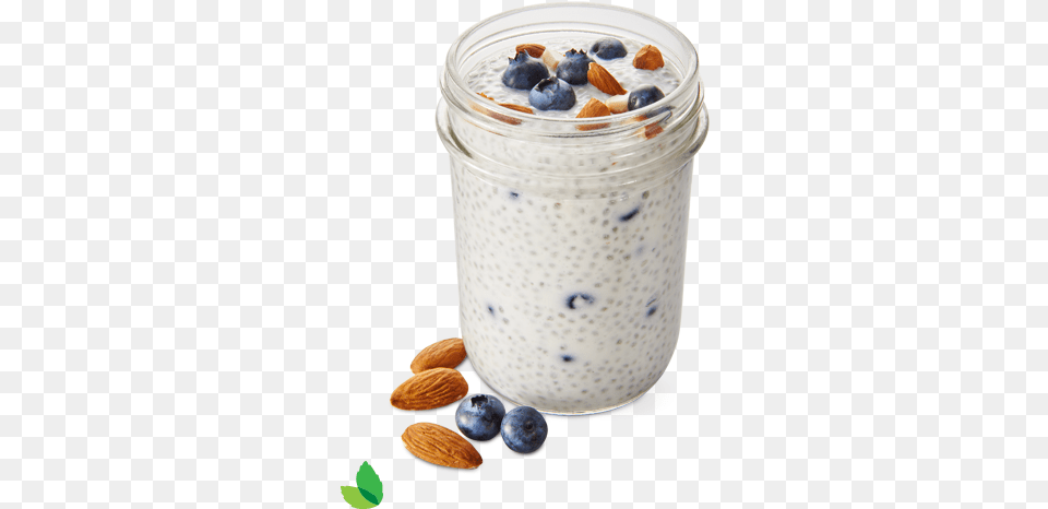 Blueberry Almond Chia Pudding Recipe Chia Seed Pudding, Berry, Food, Fruit, Plant Free Transparent Png