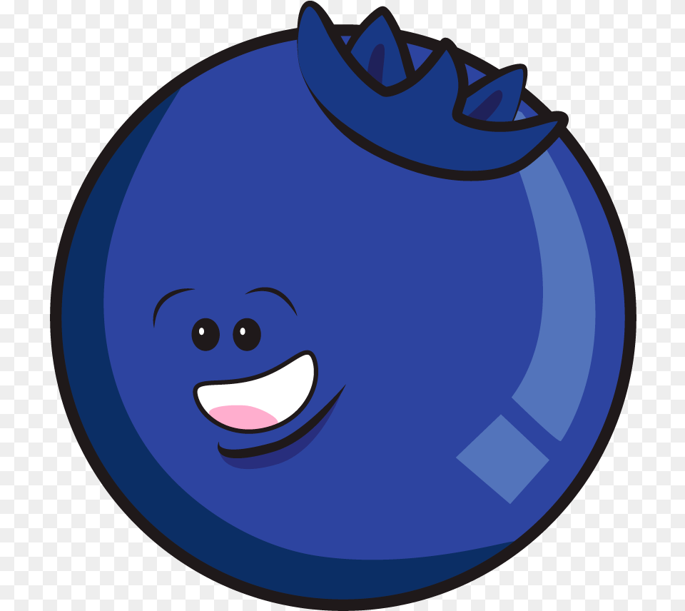 Blueberry Cartoon Clipart Full Size Clipart Cartoon, Berry, Food, Fruit, Plant Free Png