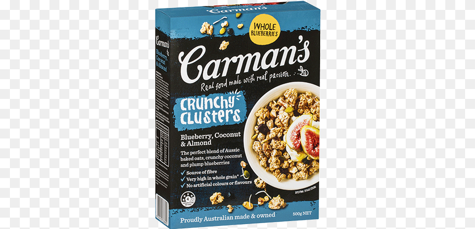 Blueberry Coconut Amp Almond Crunchy Clusters Carman39s Cranberry Apple Amp Roasted Nut Crunchy, Food, Grain, Granola, Produce Png Image