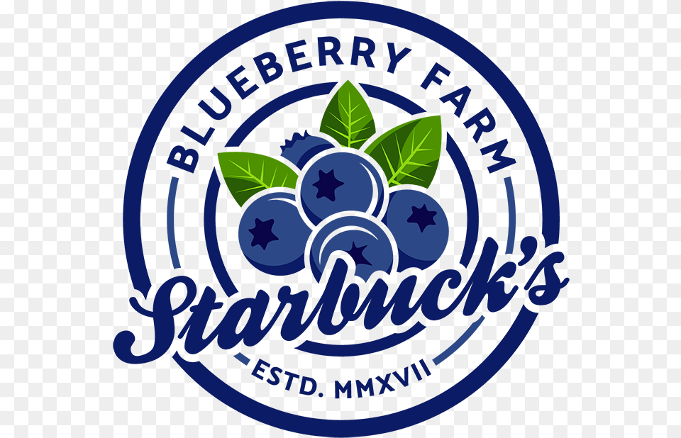 Blueberry Farm Logo, Berry, Food, Fruit, Plant Free Png