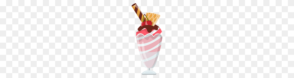 Blueberry Ice Cream Sundae, Dessert, Food, Ice Cream, Dynamite Png