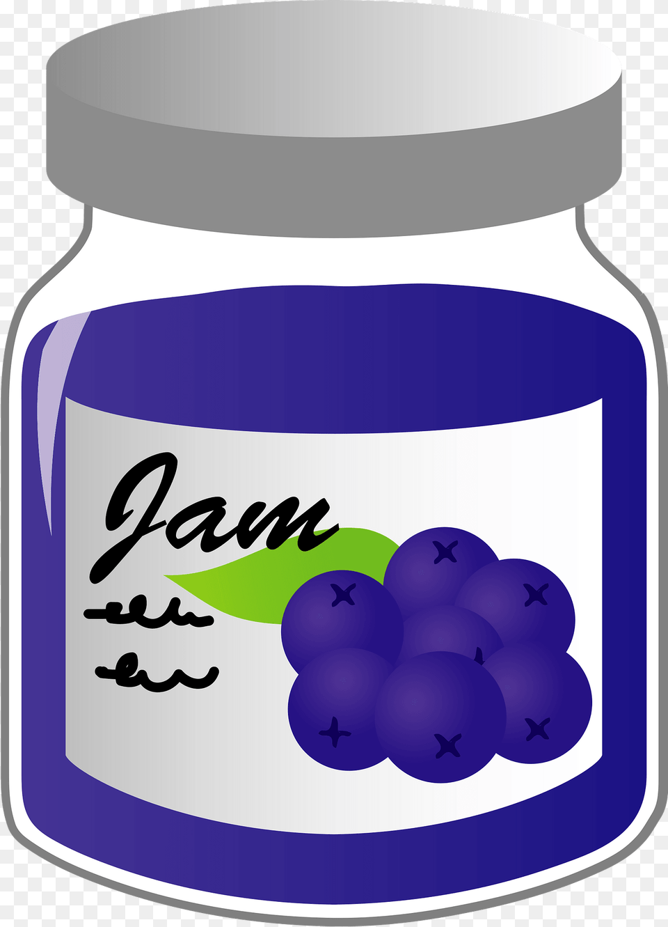 Blueberry Jam Clipart, Jar, Food, Jelly, Fruit Png