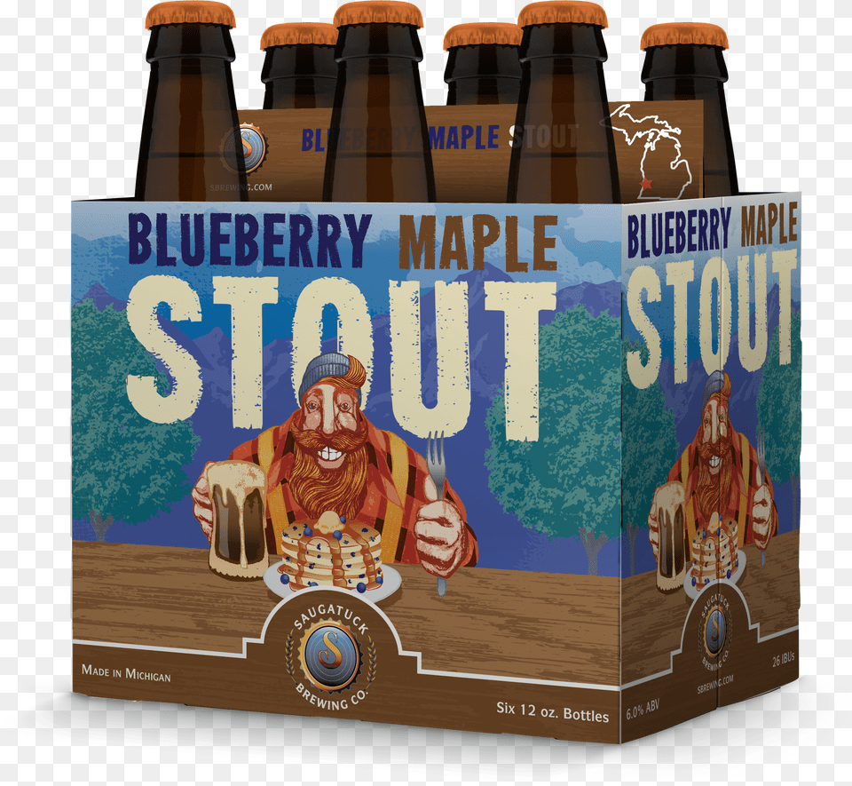 Blueberry Maple Stout A Sweet Milk Stout With All The Beer Bottle Png