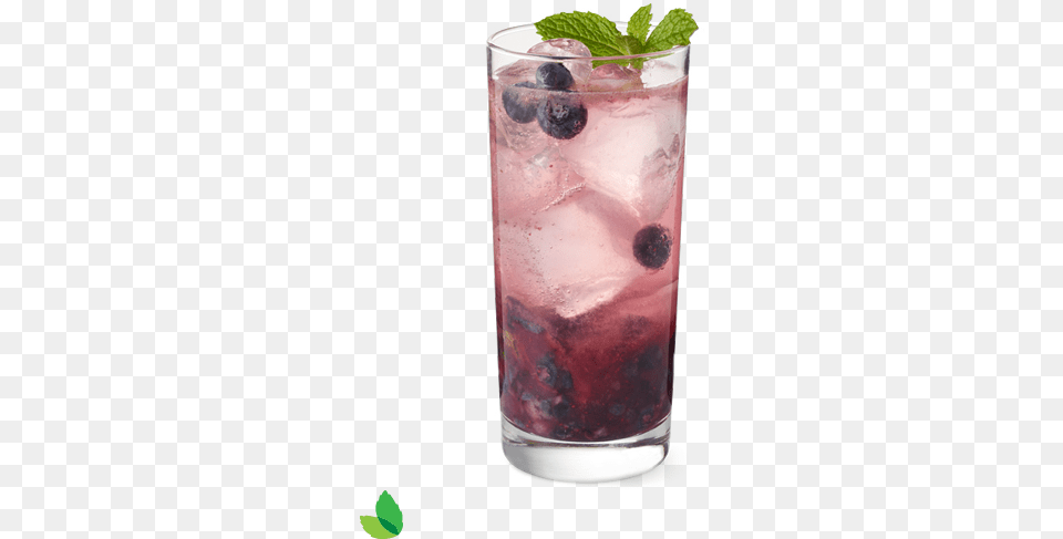 Blueberry Mojito With Truva Nectar Blueberry Mojito, Alcohol, Beverage, Plant, Cocktail Free Png Download