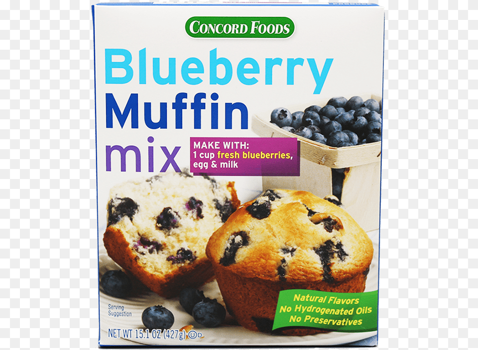 Blueberry Muffin, Berry, Bread, Food, Fruit Free Transparent Png