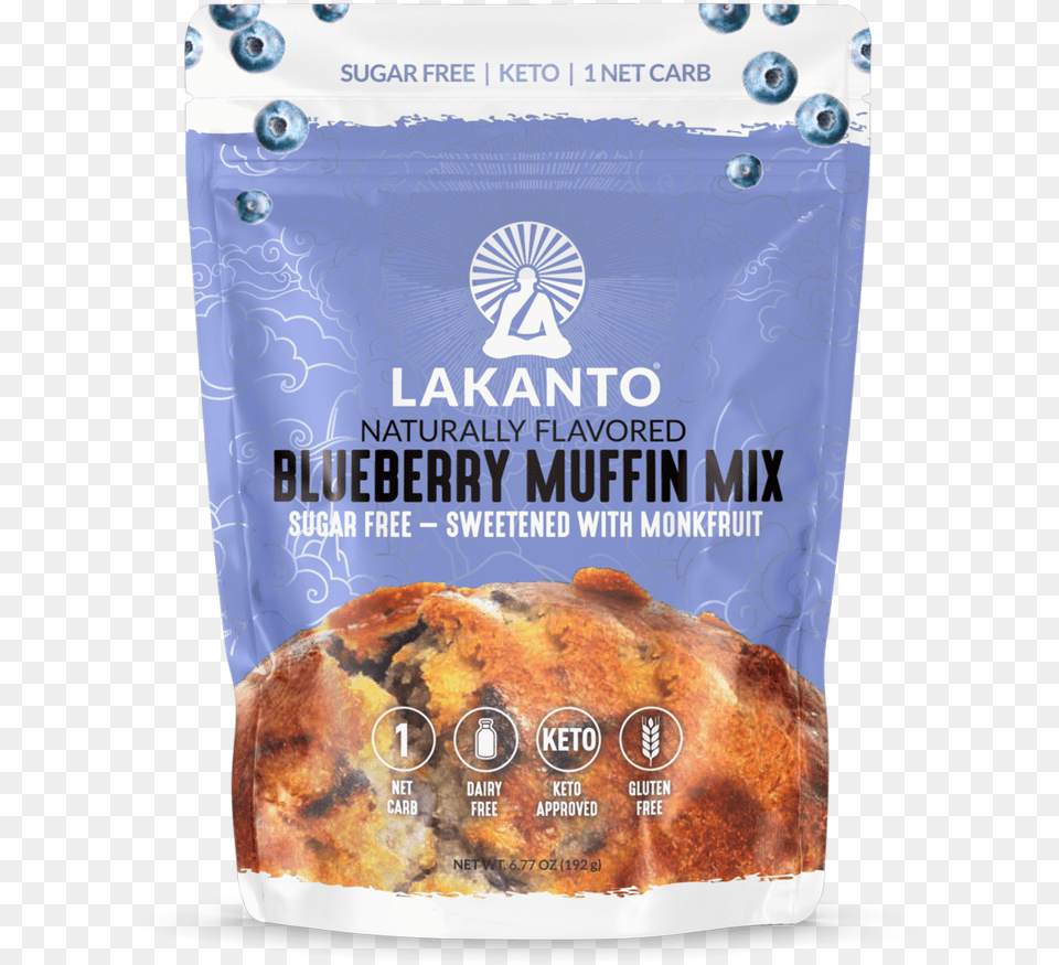 Blueberry Muffin Mix Sugarfree Keto Lakanto Sugar Blueberry Muffin Mix, Food, Sweets, Bread Free Transparent Png