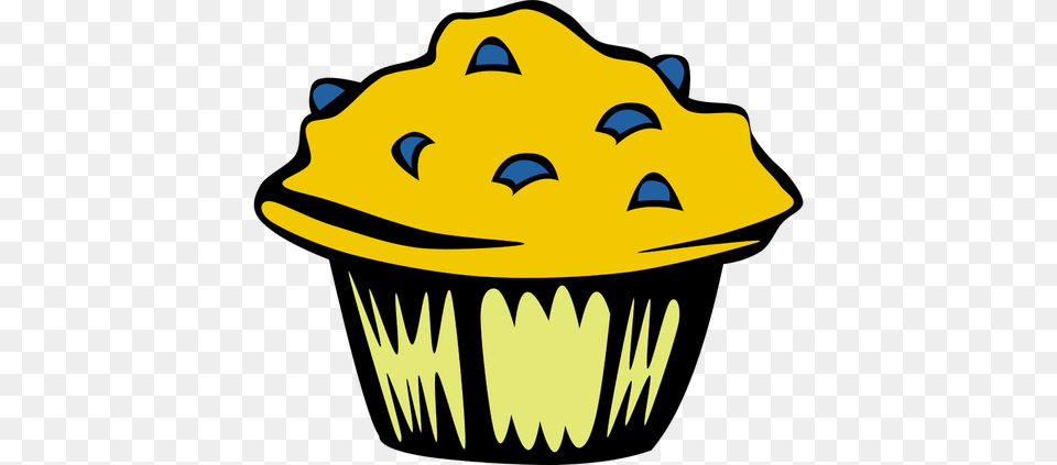 Blueberry Muffin Vector Clip Art, Cake, Cream, Cupcake, Dessert Png Image